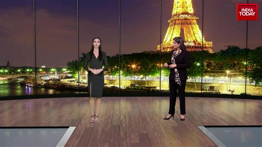 AI anchor Sana tells us all about the AI Summit. Watch in. #ITVideo #WorldToday #PMModi #France #India | (Geeta Mohan) | India Today