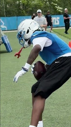 Waymo TD ➡️ Waymo ball spin | Detroit #Lions #shorts