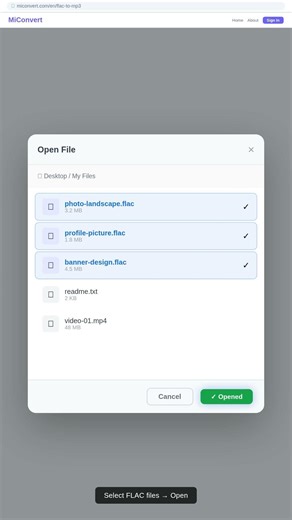 Convert FLAC to MP3 Without Installing Anything! #Shorts