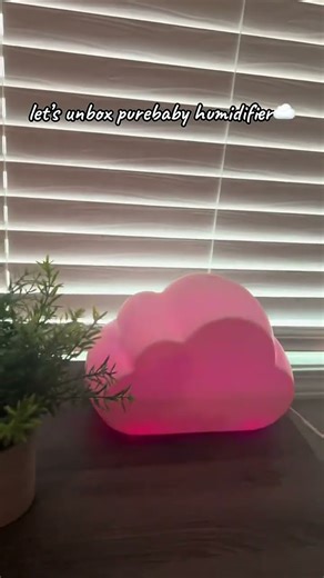Beautiful color-changing humidifier with cloud design! #amazonfinds