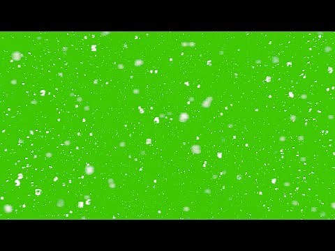 Snow Flakes Falling - Green Screen Effects 4K (3 Video)
