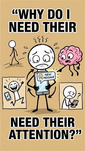 Why Does Their Attention Feel So Addictive? And Why Do You Always Need them. 🧠💔 #shorts #psychology