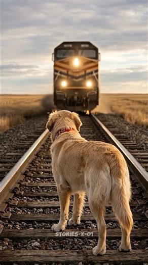 Brave Dog Stops Train Disaster at the Last Second #goldenretriever #rescue #emotionalstory