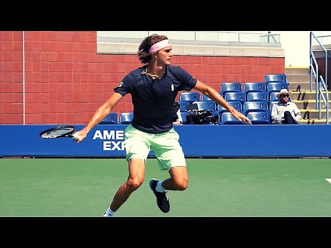 Alexander Zverev In Slow Motion - ATP Forehand - Backhand - Serve Slow Motion