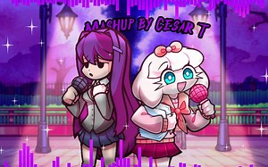 [FNF Mashup] Lavender Calmness | Serenity x Shrinking Violet. Lofie vs Yuri