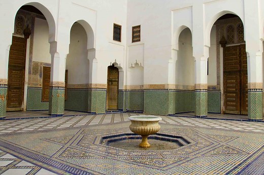 Musee Dar Si Said (Museum of Moroccan Arts) in Marrakech, Morocco