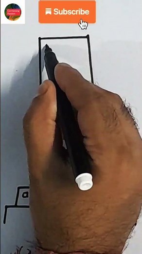 Draw a simple skyscraper using these simple steps #shorts #ashortaday Canvassing Passion