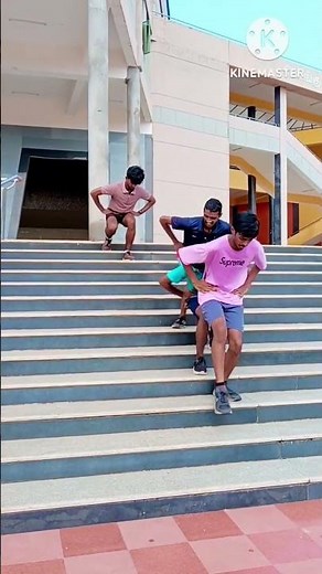 Duck walk training with steps