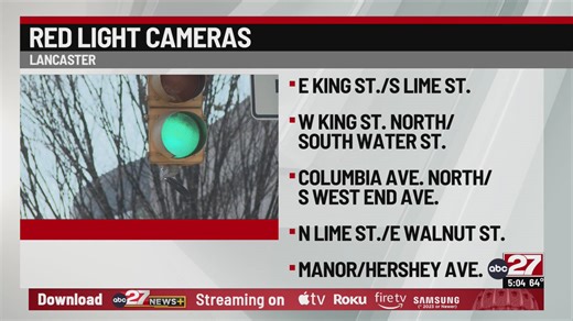 Red light cameras coming to Lancaster