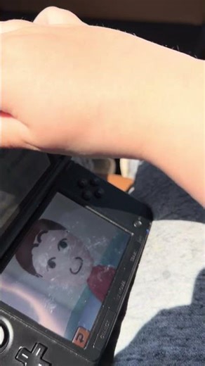 When opening a Nintendo 3ds