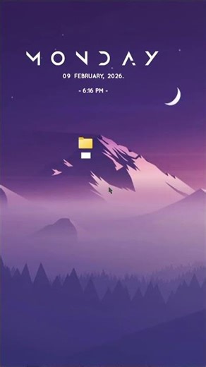 Create Hidden folder on Desktop