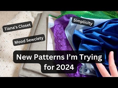 New Patterns I'm Sewing in 2024 | Sewing Inspiration for 2024 | Free Sewing Patterns to Make!