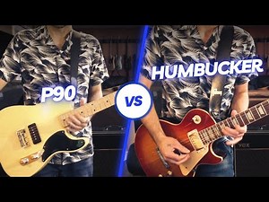 Humbucker vs P90 | Les Paul & Telecaster (Blues Rock)