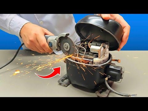 Billions of People Don’t Know This! Cutting an Air Compressor Creates a Million-Dollar Tool