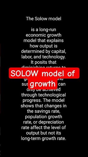 SOLOW model of growth