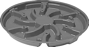 Tough Pans 87152 Dry Lift Water Heater Pan with PVC Adapter, 25" Diameter
