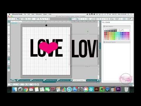 How to Do A Knockout Design in Silhouette Studio with Crop Tool