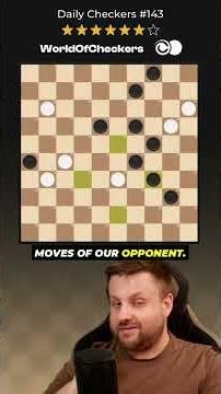 Weekend test ⏱️ ⚪⚫ ⭐6/7 | Daily Checkers #143