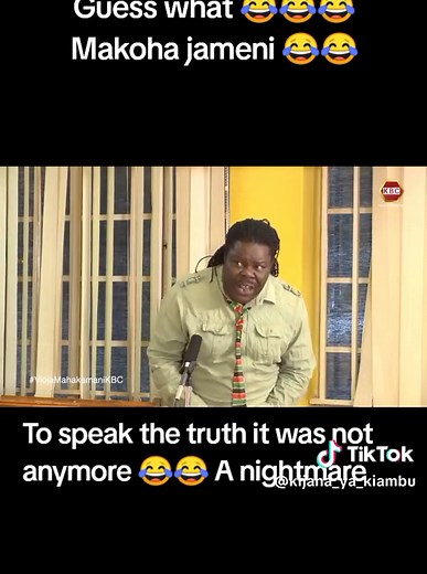 Guess what 😂😂😂 Makoha jameni 😂😂To speak the truth it was not anymore 😂😂 A nightmare #😂😂😂😂 #Dannynjihia😊😊 #viojamahakamani