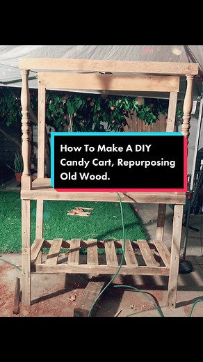 Repurposing Old Wood: DIY Candy Cart Ideas