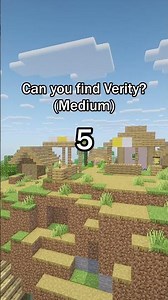 Spot Verity In 3 Levels! (Did You Beat Level 3?) 🔍 #verity #shorts #minecraft
