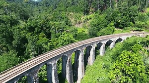 Stunning Aerial View Nine Arch Bridge Stock Footage Video (100% Royalty-free) 3640883495 | Shutterstock