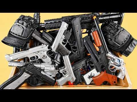 Insane Revolver Arsenal! 😳 BB Guns, Bead Blasters, Capsule Revolvers & Shotgun Toy Weapons