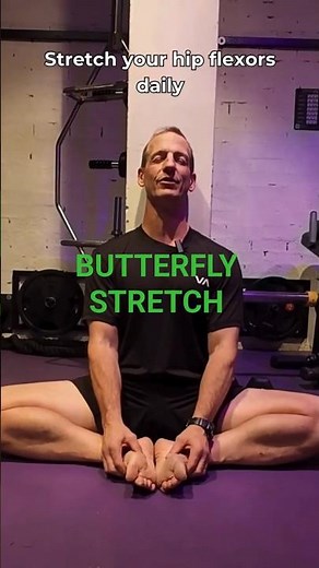 tight hips or groin? 2 min butterfly stretch