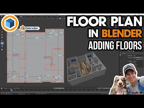 Adding FLOORING to Your Floor Plans in Blender - Blender Floor Plan Modeling Tutorial Part 2