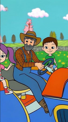 Old Macdonald had a Farm #nurseryrhymes #farmsong #shorts