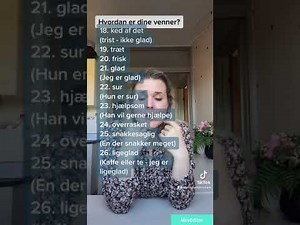 Hvordan er dine venner? (adjektiver)