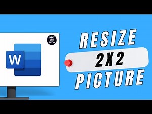 How To Resize 2x2 Picture In Microsoft Word