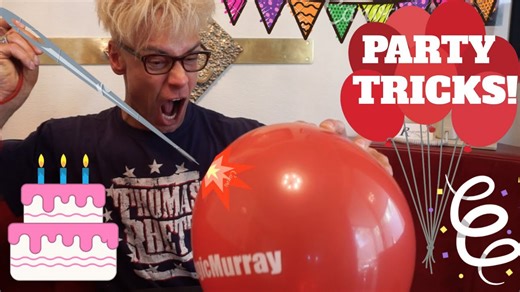 Birthday party tricks that should never be attempted