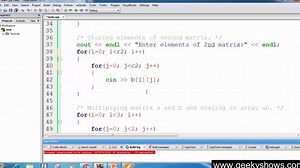 Matrix Multiplication Program In Dev C++