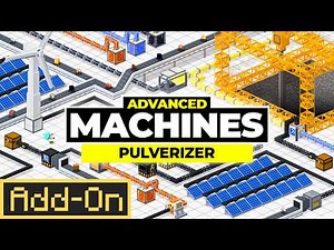 Advanced Machines Add-On - Pulverizer Tutorial | Minecraft Marketplace Add-Ons