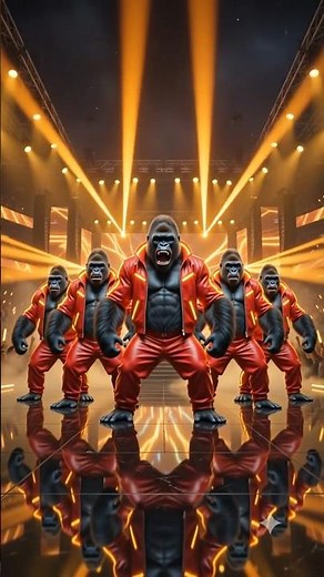 🎧 Gorilla Flow – The Ultimate Hip-Hop Takeover #gorilla #funny #shorts
