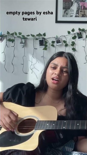 a cover of empty pages by esha tewari #song #musician #cover #guitar #eshatewari