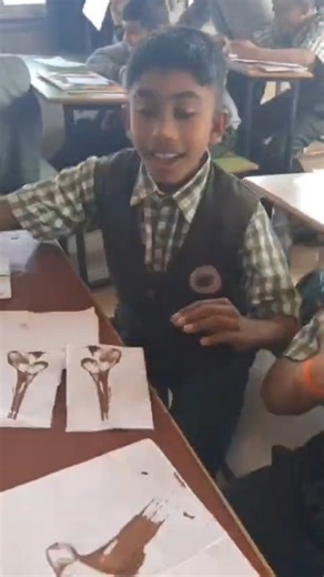 Dupems Savda on Instagram: "When maths becomes interesting! Class 6 students learning Symmetry in an interactive way. #DUPEMSSavda #Symmetry #Class6Maths #SchoolReels"