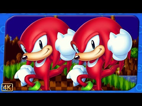 Sonic Mania Plus ⁴ᴷ Full Playthrough 100% (All Chaos Emeralds) Knuckles & Knuckles gameplay