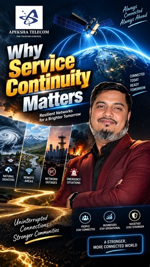 Why does Service Continuity matter in NTN? 📡🌍 I Apeksha Telecom