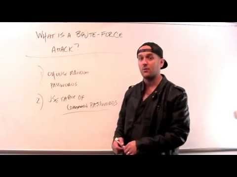What is a brute force attack?