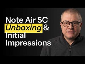 BOOX Note Air 5C Unboxing & Initial Impressions