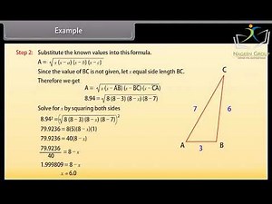 Class 9 MATHS || Chapter Herons Formula || CBSE
