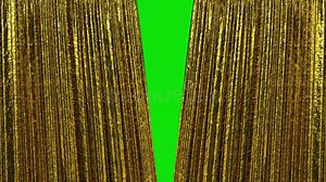Beautiful Luxury Gold Curtains, Opening and Closing 3d Animation. HD 1080. Green Screen. Stock Footage - Video of event, golden: 61906698