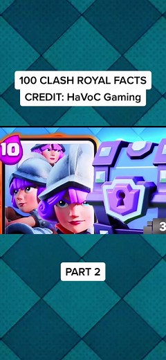PART 2!!!! all vids are 3 minutes long:) #clashroyale #clash #100facts #royale #yes #fyp #fypシ #foryoupage