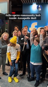Fello, a Maryland-based nonprofit supporting people with disabilities statewide, opens a community hub at the Annapolis Mall. Read more: https://bit.ly/3LsyVX8 🎥: Benjamin Rothstein, The Capital Gazette | The Capital