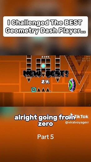 Challenging the Top Geometry Dash Player