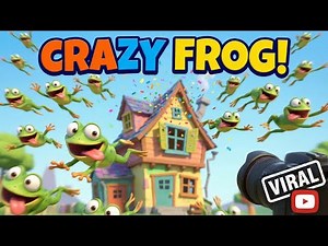 Crazy Frog In The House 🐸 | Funny Frog Dance Song | Kids Cartoon Music Video ‪@creativekiddos27‬