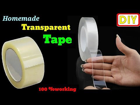 How to make sellotape at home / making white tape / Sellotape Banaye Ghar Par
