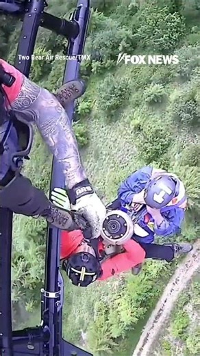 Two men RESCUED after ATV rolled down a steep embankment #shorts #foxnews #news #us